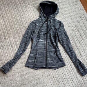 Women's Lululemon Gray Hooded Jacket